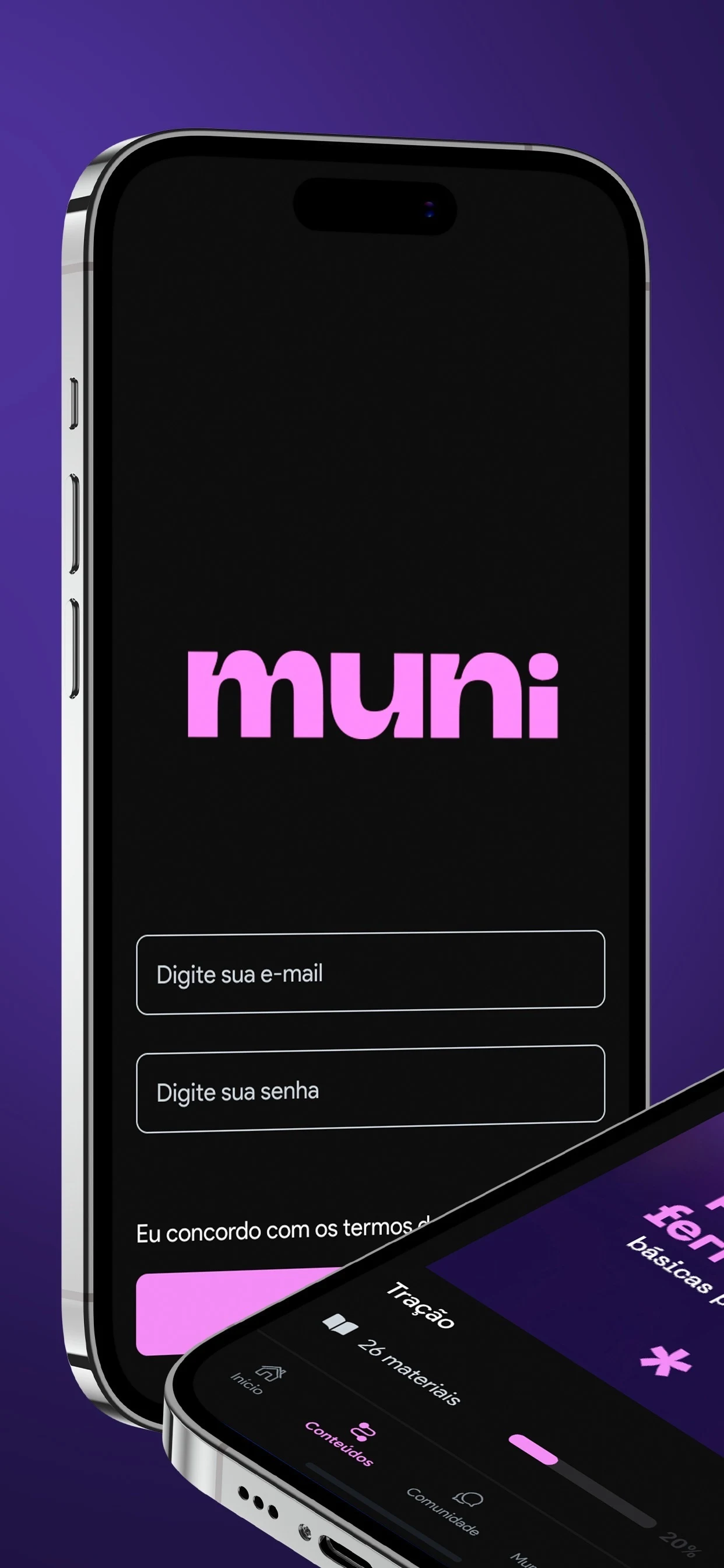 Muni Cursos screenshot